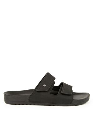 Muya 31411 M Roma Casual Günlük Siyah Erkek Terlik