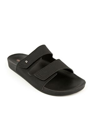 Muya 31411 M Roma Casual Günlük Siyah Erkek Terlik