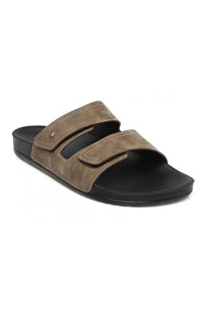 Muya 31411 M Roma Casual Günlük Vizon Erkek Terlik