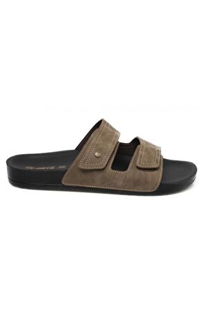 Muya 31411 M Roma Casual Günlük Vizon Erkek Terlik