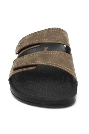 Muya 31411 M Roma Casual Günlük Vizon Erkek Terlik