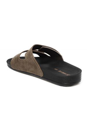 Muya 31411 M Roma Casual Günlük Vizon Erkek Terlik