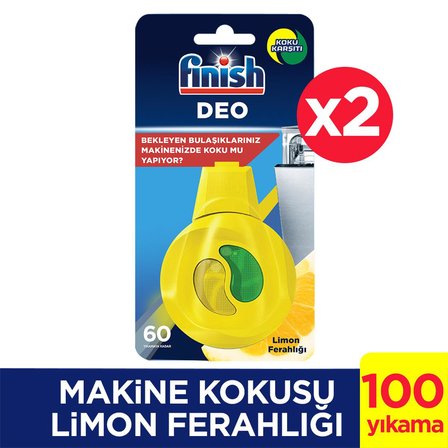 Bulaşık Makinesi Kokusu Limon Ferahlığı x2 Adet