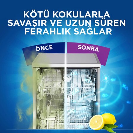 Bulaşık Makinesi Kokusu Limon Ferahlığı x2 Adet