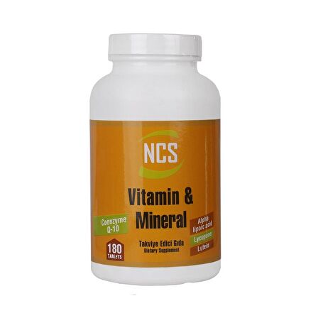 NCS VİTAMİN MİNERAL MULTİVİTAMİN COENZYME ALPHA LİPOİC 2 Kutu