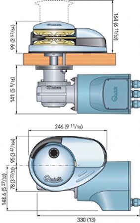 Quick Prince Irgat Tamburlu DP3 700W 12V Kavaleta 8 mm