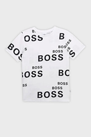 Hugo Boss Çocuk T Shirt 25G95/10B WHITE