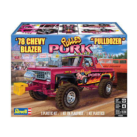 Revell Model Kit Araba 1978 Chevy Blazer Pulldozer 14532