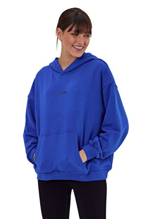 Oversize Kapşonlu Sweatshirt