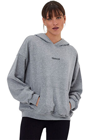 Oversize Kapşonlu Sweatshirt