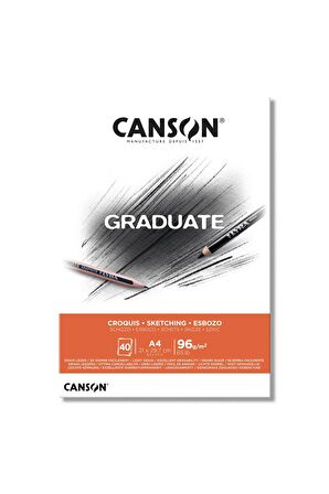 Canson Graduate Sketching Çizim Defteri 96g 40 Yaprak A4