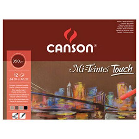 Canson Mi-Teintes Touch Pastel Defteri 12 Yaprak 350g 24x32