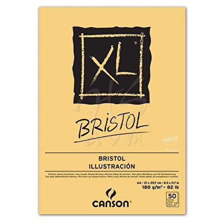 Canson XL Bristol Çizim Defteri 180g 50 Sayfa A4