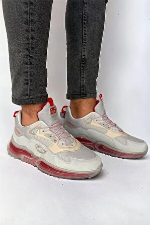 Su İtici Balon Taban Mevsimlik Spor Ayakkabı BEJ