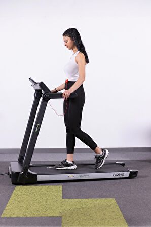 Cassper Koşu Bandı, 1.25 Hp, 0-12km/sa Hız, Led Ekran, Body Fat Sistemi, Kolay Kurulumlu,