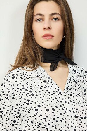 DeFacto Regular Fit Desenli Saten Uzun Kollu Gömlek E4685AX25SPER100