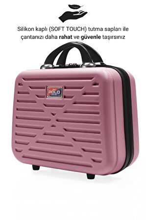 G&D Polo Suitcase Abs Gül Kurusu Seyahat & Makyaj & El Çantası 315.03-Gül