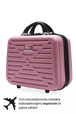 G&D Polo Suitcase Abs Gül Kurusu Seyahat & Makyaj & El Çantası 315.03-Gül
