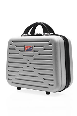 G&D Polo Suitcase Abs Gümüş Gri Seyahat & Makyaj & El Çantası 315.09-Gümüs