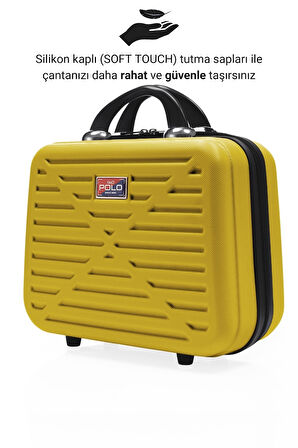G&D Polo Suitcase Abs Sarı Seyahat & Makyaj & El Çantası 315.12-Sarı