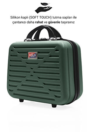 G&D Polo Suitcase Abs Haki Yeşil Seyahat & Makyaj & El Çantası 315.13-Haki