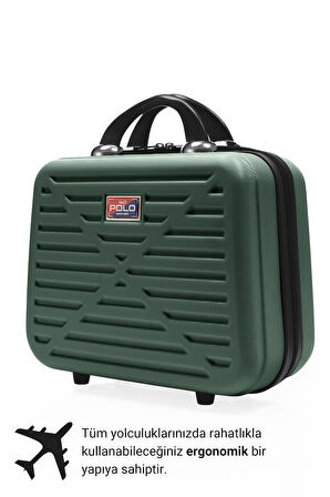 G&D Polo Suitcase Abs Haki Yeşil Seyahat & Makyaj & El Çantası 315.13-Haki