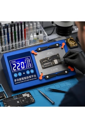 Çok Fonksiyonlu Akıllı Anakart Ön Isıtma Ve Lehimleme Platformu iPhone X-17 Uyumlu Tamir İstasyonu