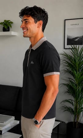 Erkek Regular Fit Rahat Kesim Polo Yaka %100 Pamuk Tişört