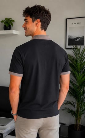 Erkek Regular Fit Rahat Kesim Polo Yaka %100 Pamuk Tişört