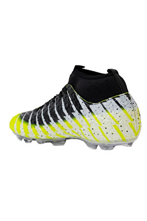 Çoraplı Bilekli Boğazlı Krampon Futbol Ayakkabısı SARI - SİYAH