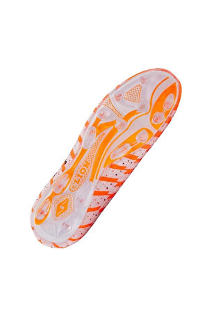 Çoraplı Bilekli Boğazlı Krampon Futbol Ayakkabısı ORANJ - SİYAH