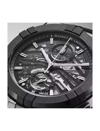 Maurice Lacroix Aikonic Automatic Chronograph Skeleton 43 mm Otomatik Saat AC8018-SSL20-030-2