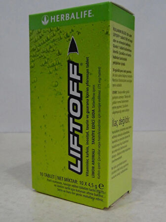 Liftoff  Limon Aromalı Efervesan Tablet