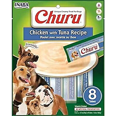 Ciao Churu Ton Balıklı ve Tavuklu Tamamlayıcı Özel 8x20 gr Köpek Ödül Maması