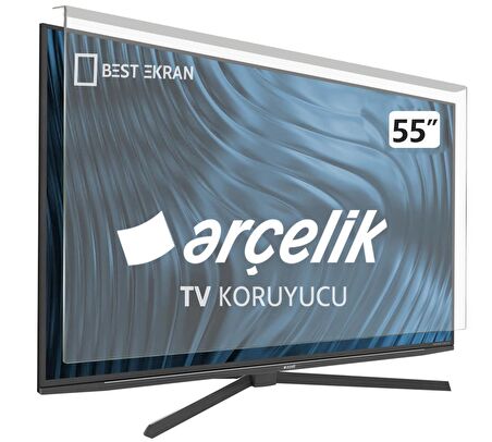 Arçelik 55" inç Tv Ekran Koruyucu  (Kırılmaz Koruyucu)