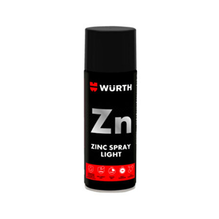 WÜRTH ÇİNKO SPREY AÇIK BLACK EDITION 400 ML