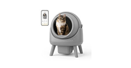 els pet Otomatik Koku Kontrollü Akıllı Kedi Tuvaleti