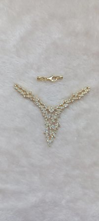 925 AYAR GÜMÜŞ GOLD KAPLAMA ORJİNAL İNCİ KOLYE