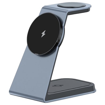 T3 15W 3-in-1 MagSafe Type-C Kablosuz Şarj Standı