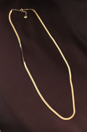 316L Çelik Altın Renk 60 cm İtalyan Zincir Kolye 5886