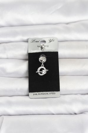 316L Cerrahi Çelik Sallantılı Yıldız Model Göbek Piercing TJ-PR1377