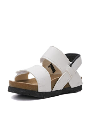 Unisex Çocuk Günlük Sandalet Bilekten Cırtlı Ayarlanır Kalın Taban Rahat Hafif Ayakkabı 316