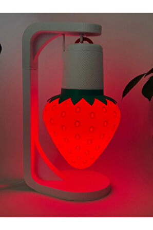 FRULAMP ABAJUR ÇİLEK TEMALI ABAJUR GECE LAMBASI MASA TİPİ