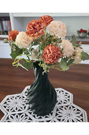 VAZO PLA SWEET VAZO SİYAH VAZO- SADELİĞİN GÜCÜ -no4-Yükseklik 19cm