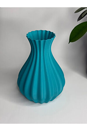 CEVİZDİZAYN Aura Form VAZO -TAŞ TABANLI– Zarafetin Görünmeyen Gücü VAZO Boyutlar: 13.5 × 13.5 × 18 cm