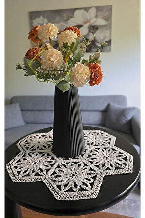 Cevizdizayn Linea Vazo Serisi- TAŞ TABANLI PLA VAZO- SADELİĞİN ZERAFETİ - Taban 10cm Yükseklik 19cm