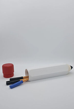 Kalem Kalemlik – Hexa Kalemlik – Kalem Kutusu  5x5x22cm Altıgen Kalemlik
