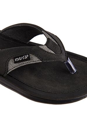 Muya 31607 F Astra Parmak Arası Siyah Erkek Çocuk Terlik