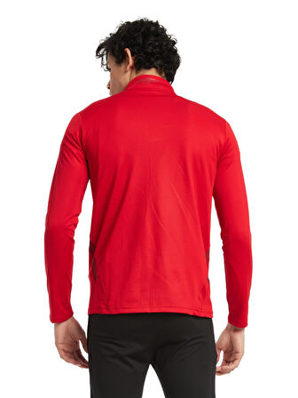 Galatasaray Orijinal Lisanslı Umbro Dik Yaka 5 Yıldızlı Fermuarlı Kırmızı Sweat