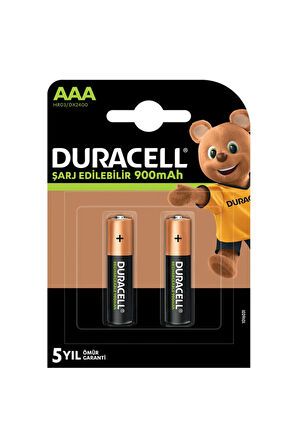 ŞARJLI 900 MA AAA İNCE KALEM PİL 2Lİ PAKET (4462)